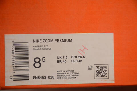 Nike Vomero Premium White Black Blue Red Running Shoe (BS-59725)