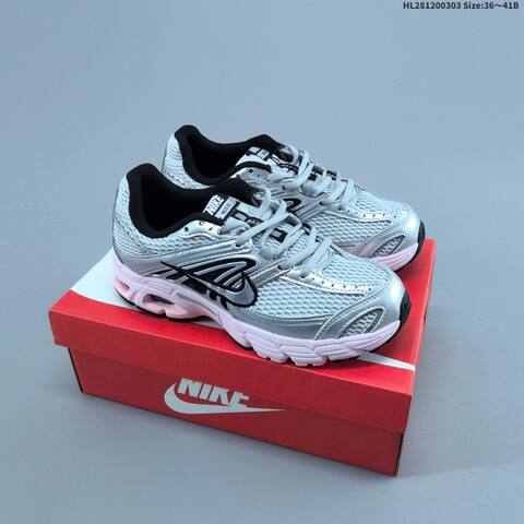 Nike Air Max Moto 2K Silver Pink Black White EU 36-41 Running Shoe - Unisex (BS-61475)