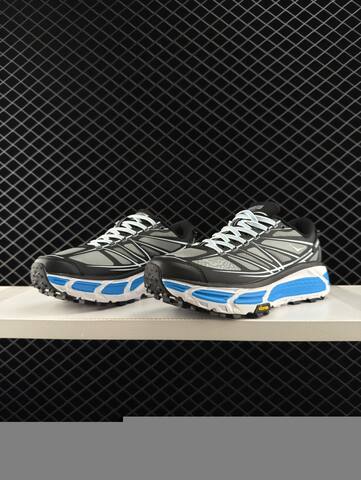 HOKA ONE ONE Mafate Speed 2 Black Grey White Blue Trail Shoe Trail Running Sneakers (BS-86617)