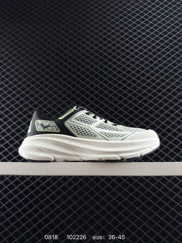 HOKA ONE ONE Clifton One9 White Black Light Green EU 36-45 Running Shoe Running Sneakers - Unisex (BS-86486)