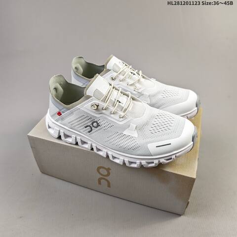 On Cloud 6 Coast White Grey EU 36-45 Running Shoe Running Sneakers - Unisex (BS-69785)