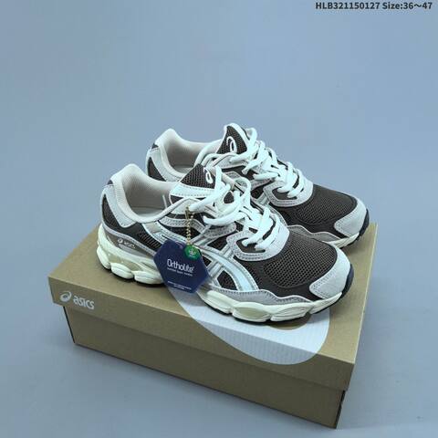 ASICS GEL-NYC Brown Cream White Beige EU 36-47 Running Shoe Running Sneakers - Unisex (BS-69033)
