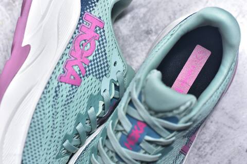 HOKA Rincon 4 Mint Blue Pink White Navy Running Shoe Running Sneakers (BS-59412)