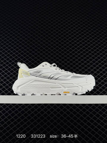 HOKA ONE ONE Mafate Speed 2 White Light Yellow Grey EU 36-45 Trail Shoe Trail Running Sneakers - Unisex (BS-86346)