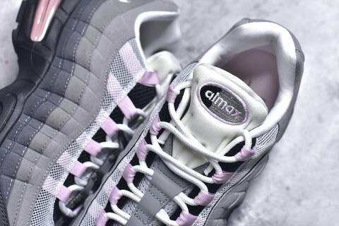 Nike Air Max 95 Grey Black White Pink Sneaker (BS-59637)