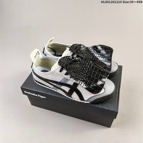Onitsuka Tiger Mexico 66 White Black Grey EU 36-45 Sneaker Casual Sneakers - Unisex (BS-69174)