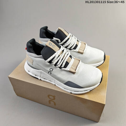 On Running Cloudsurfer Max White Beige Black EU 36-45 Running Shoe Running Sneakers - Unisex (BS-69817)