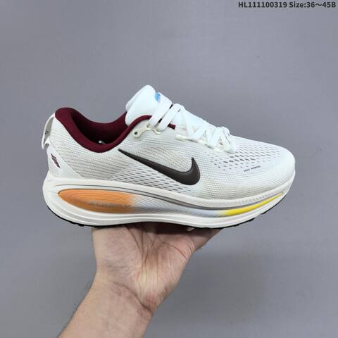 Nike Vomero 18 Sail Brown Burgundy Orange Yellow EU 36-45 Running Shoe - Unisex (BS-61239)