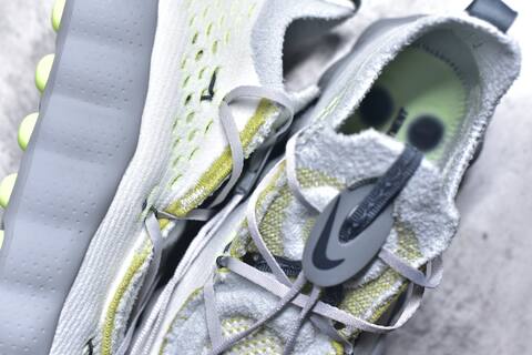Nike Mind 002 Flyknit IR2176-100 White Grey Volt Black Running Shoe (BS-59808)