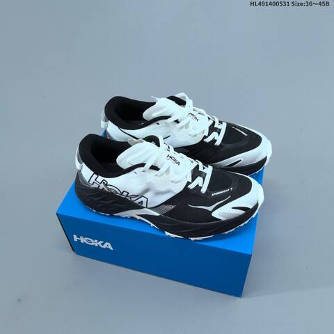 HOKA Speedgoat 7 Black White Grey EU 36-45 Trail Shoe Trail Running Sneakers - Unisex (BS-69337)