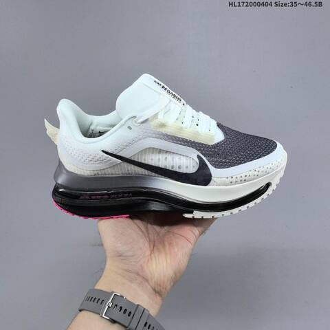 Nike Air Zoom Pegasus Premium White Black Grey Pink EU 35-46 5 Running Shoe - Unisex (BS-60934)