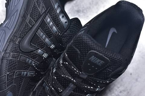Nike P-6000 Black Dark Grey Running Shoe (BS-59655)