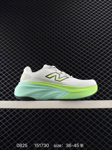 New Balance MMORXF6 Fresh Foam White Mint Neon Lime Blue White Grey EU 36-45 Running Shoe - Unisex (BS-82918)