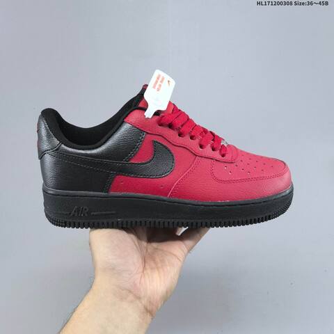 Nike Air Force 1 07 Red Black EU 36-45 Sneaker - Unisex (BS-61426)