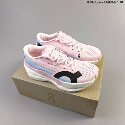 On Running Cloudboom Max 3 MF30314651 Pink Blue White Black Yellow EU 36-40 Running Shoe Running Sneakers - Unisex (BS-69778)