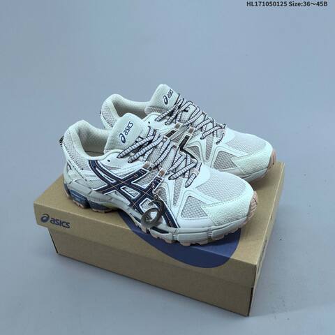 ASICS Gel-Kahana 8 Off White Navy Beige EU 36-45 Trail Shoe Trail Running Sneakers - Unisex (BS-69038)
