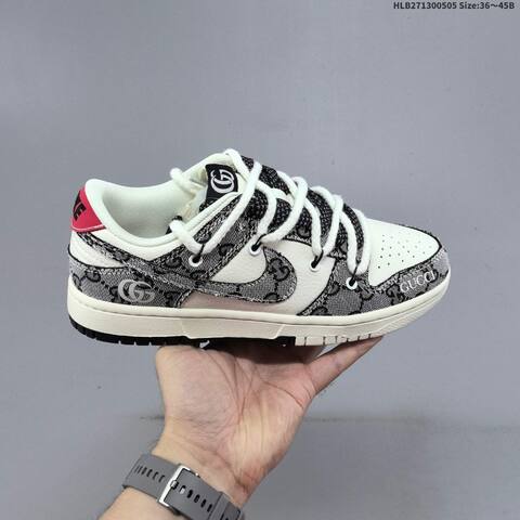 Nike Dunk SB Low Off White Grey Black Red EU 36 45 Skate Shoe EU 36-45 - Unisex (BS-60513)
