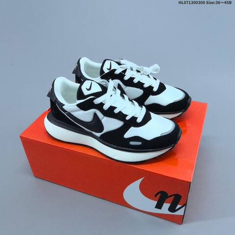 Nike Phoenix Waffle Black White Purple Grey EU 36-45 Sneaker - Unisex (BS-61440)