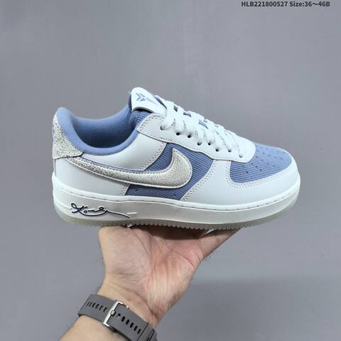 Nike Air Force 1 07 Kobe IM0583-400 White Light Blue Sail EU 36-46 Sneaker - Unisex (BS-60077)