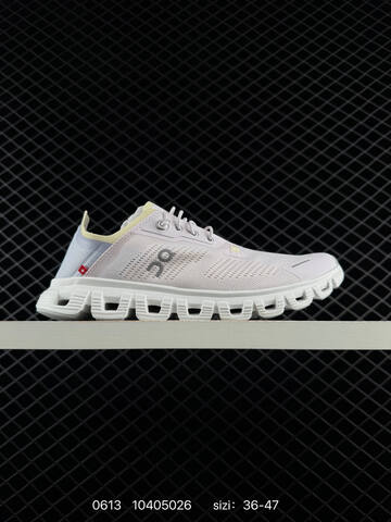 On Cloud 6 Coast Navy White And Pale Pink White EU 36-47 Running Shoe Running Sneakers - Unisex (BS-85166)