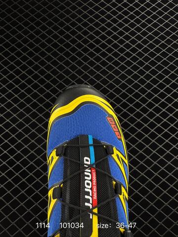 Salomon XT-6 Blue Yellow Black EU 36-47 Trail Shoe Trail Running Sneakers - Unisex (BS-85926)