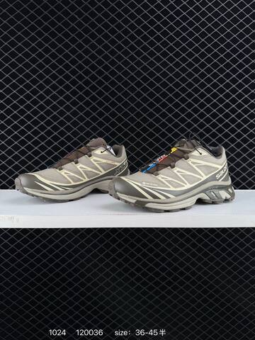 Salomon XT-6 GTX Brown Beige Cream EU 36-45 Trail Shoe Trail Running Sneakers - Unisex (BS-85949)