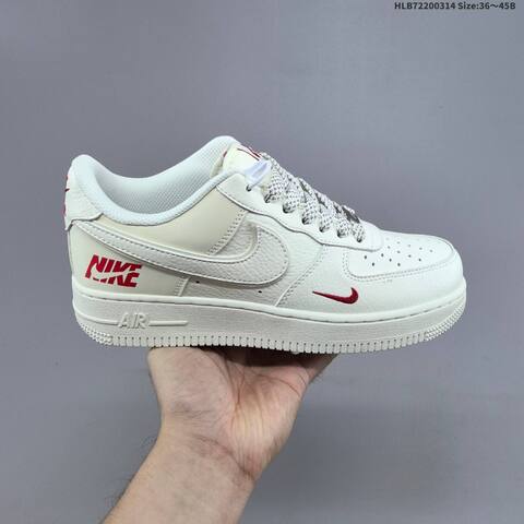 Nike Air Force 1 Low Off White Red Black EU 36-45 Sneaker - Unisex (BS-61324)