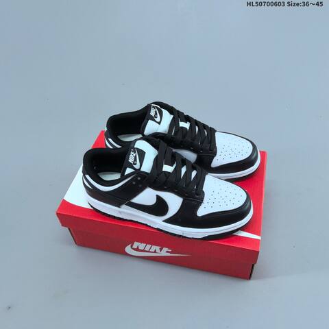 Nike Dunk Low Retro Black White Brown Sail EU 36-45 Skate Shoe - Unisex (BS-59993)