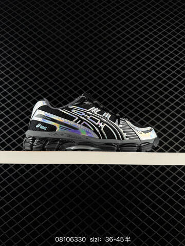Asics Gel Kayano 14 Black Silver Iridescent Grey EU 36 45 Running Shoe EU 36-45 Running Sneakers - Unisex