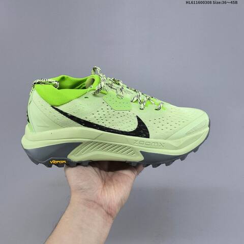Nike ACG Zegama Trail HV8113 011 Lime Green Black Grey Yellow EU 36 45 Trail Shoe EU 36-45 - Unisex (BS-61438)