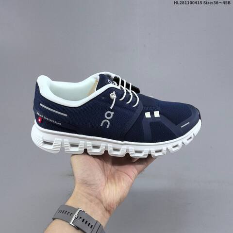 On Cloud 6 Navy White EU 36-45 Running Shoe Running Sneakers - Unisex (BS-69605)