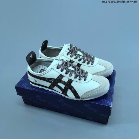 Onitsuka Tiger MEXICO 66 Cream White Black Beige EU 36-45 Sneaker Casual Sneakers - Unisex (BS-69056)