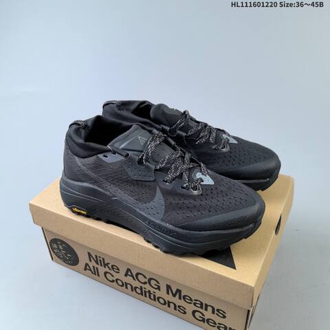 Nike ACG Zegama Trail 2 HV8113-002 Triple Black Light Grey Black Bright Pink EU 36 45 Trail Shoe EU 36-45 - Unisex (BS-62538)
