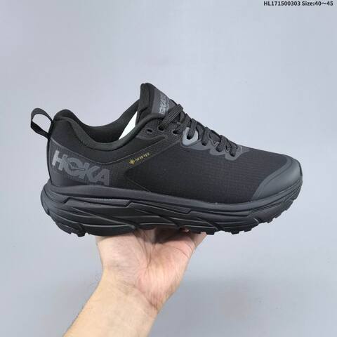 HOKA ONE ONE Challenger ATR 6 GTX Black Dark Grey EU 40-45 Trail Shoe Trail Running Sneakers - Men's (BS-69388)