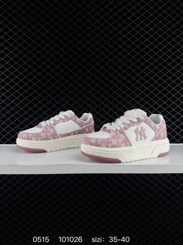 MLB Chunky Liner Denim Pink White Off White EU 35-40 Skate Shoe Skate Sneakers - Unisex