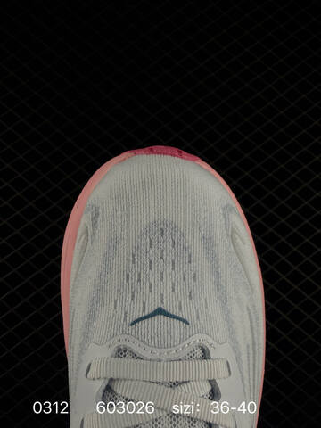 HOKA ONE ONE Clifton 10 Light Grey Pink Blue EU 36-40 Running Shoe Running Sneakers - Unisex (BS-86295)