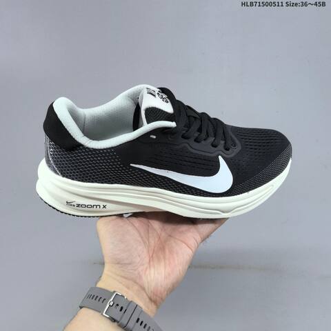 Nike Zoom X Black White Light Grey EU 36-45 Running Shoe - Unisex (BS-60408)