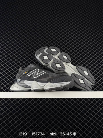 New Balance 9060 Dark Grey Black White EU 36-45 Sneaker - Unisex (BS-82467)