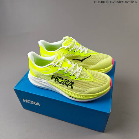 HOKA ONE ONE Other HOKA ONE PEBA Hoka One On Premium Replica High-end Men s And Women s Fashion Sports Running And Basketball Shoes Up To 95 Off Retail During The Current Promotion Neon Yellow White Pink Black EU 36-45 Running Shoe Running Sneakers (BS-69450)