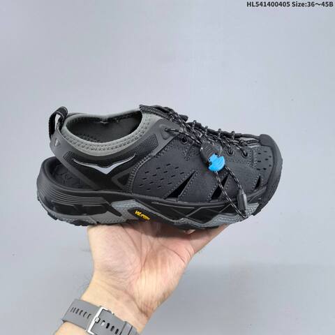 HOKA ONE ONE Tor Trafa Black Grey Blue Yellow EU 36-45 Trail Shoe Trail Running Sneakers - Unisex (BS-69358)
