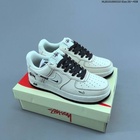 Nike Air Force 1 07 LV8 Off White Black Red EU 36 45 Sneaker EU 36-45 - Unisex (BS-61398)