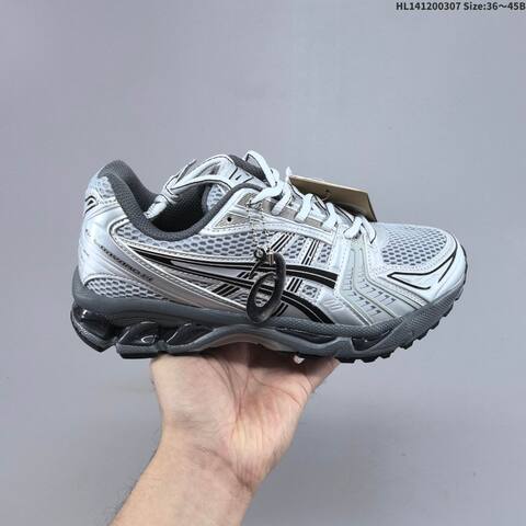 ASICS Gel-Kayano 14 Silver Grey Black EU 36-45 Running Shoe Running Sneakers - Unisex (BS-69013)