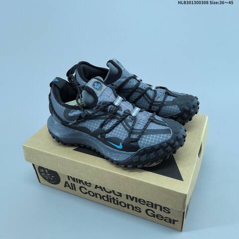 Nike ACG Mountain Fly Low GTX SE Grey Black Blue Green White Red EU 36-45 Trail Shoe - Unisex (BS-61442)