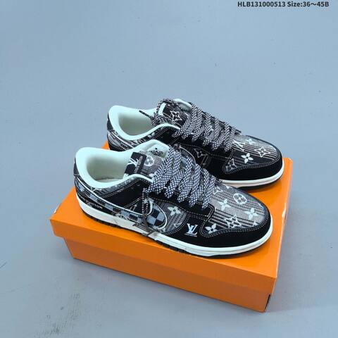Nike Dunk SB Low Black White Grey EU 36-45 Skate Shoe - Unisex (BS-60357)