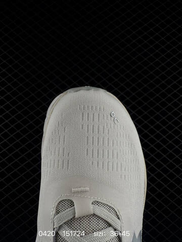 On Cloudmonster 2 Light Grey White EU 36-45 Running Shoe Running Sneakers - Unisex (BS-85345)