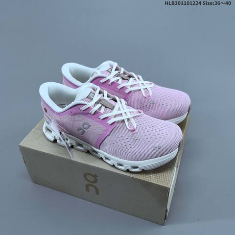 On Cloud X 4 Light Pink White EU 36-40 Running Shoe Running Sneakers - Unisex (BS-69730)