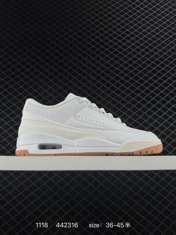 Jordan Air Jordan 2 3 White Sail Gum Light Brown EU 36-45 Basketball Shoe - Unisex (BS-80243)