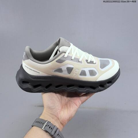 On Cloudtilt Cream White Dark Grey EU 36-46 Running Shoe Running Sneakers - Unisex (BS-69529)