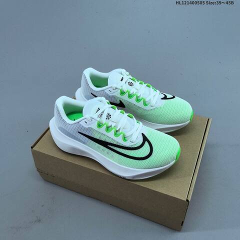 Nike Zoom Fly 5 White Neon Green Black EU 39-45 Running Shoe - Unisex (BS-60506)