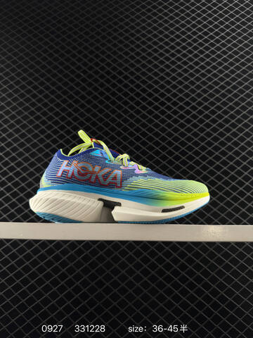 HOKA ONE ONE CIELO X1 Blue Neon Yellow White Red EU 36-45 Running Shoe Running Sneakers - Unisex (BS-86432)